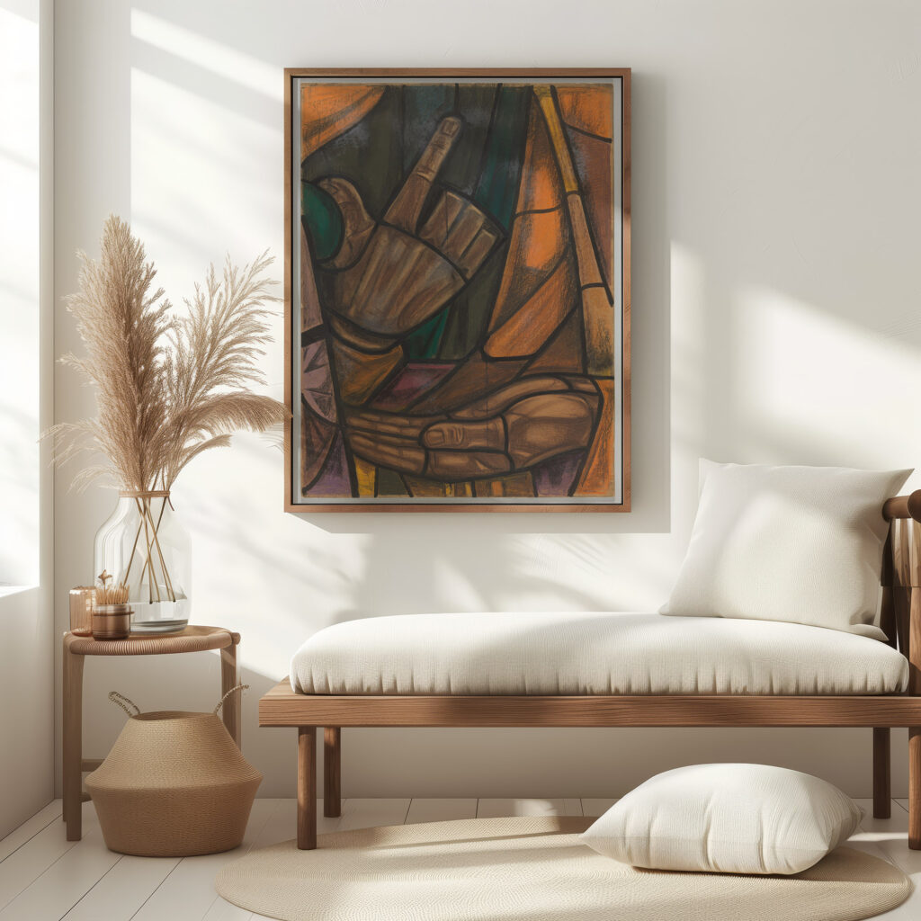 Ontwerp voor raam in het Zuidertransept van de Dom te Utrecht 2 1850 2000 Richard Nicolaus Roland Holst 5 mockup