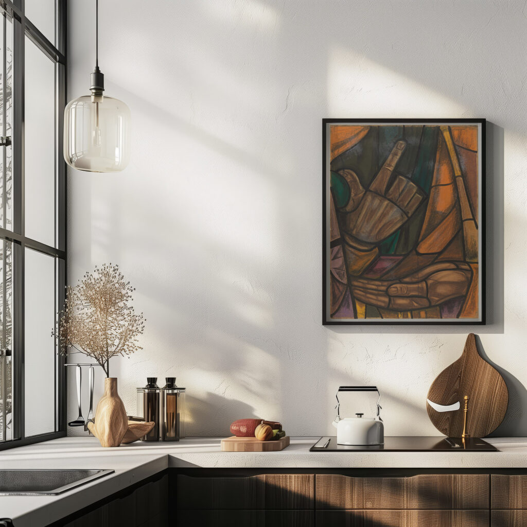 Ontwerp voor raam in het Zuidertransept van de Dom te Utrecht 2 1850 2000 Richard Nicolaus Roland Holst 6 mockup