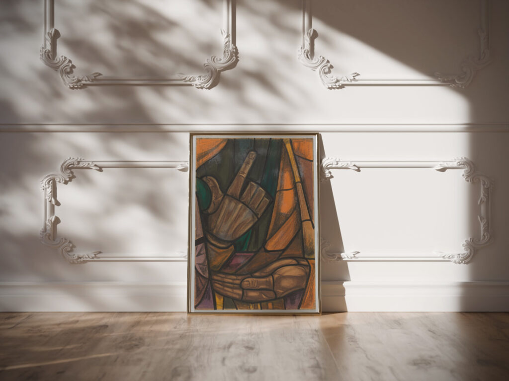 Ontwerp voor raam in het Zuidertransept van de Dom te Utrecht 2 1850 2000 Richard Nicolaus Roland Holst video mockup