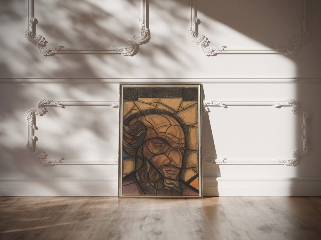 Ontwerp voor raam in het Zuidertransept van de Dom te Utrecht 3 1850 2000 Richard Nicolaus Roland Holst video mockup