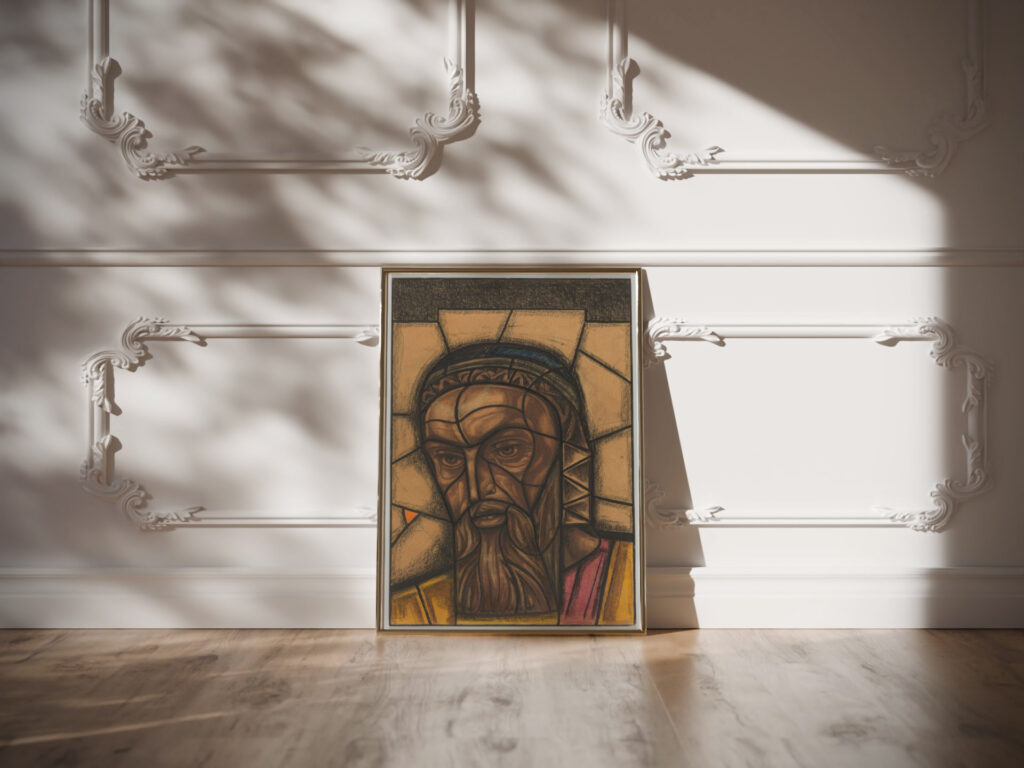 Ontwerp voor raam in het Zuidertransept van de Dom te Utrecht 4 1850 2000 Richard Nicolaus Roland Holst video mockup