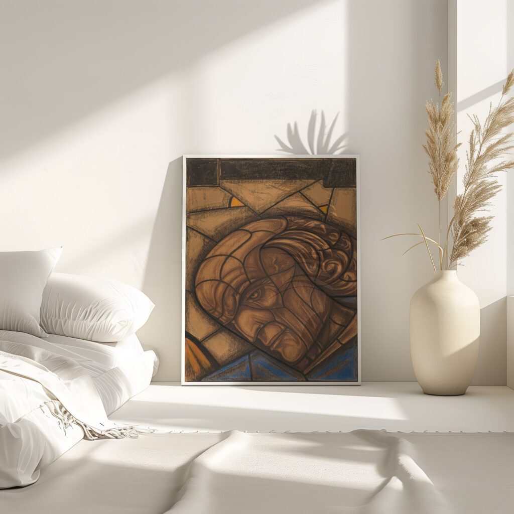 Ontwerp voor raam in het Zuidertransept van de Dom te Utrecht 4 ca. 1878 1938 Richard Nicolaus Roland Holst 4 mockup