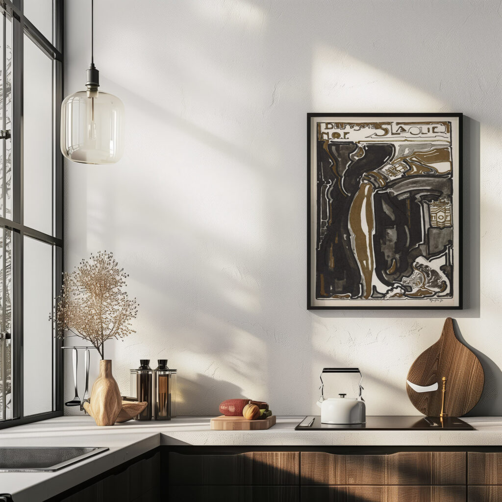 Ontwerp voor reclame voor Delftsche Slaolie 1906 Reijer Stolk 6 mockup