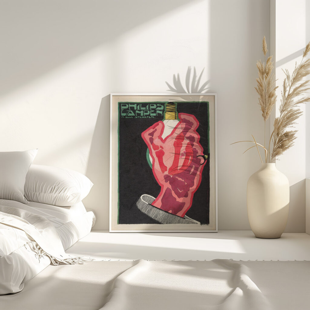 Ontwerp voor reclame voor Philips Lampen 1906 Reijer Stolk 1 4 mockup