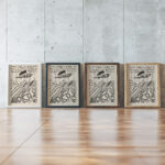 Ontwerp voor reclame voor hoeden van Maison H. van Doorn te Den Haag 1906 Reijer Stolk framed posters mockup