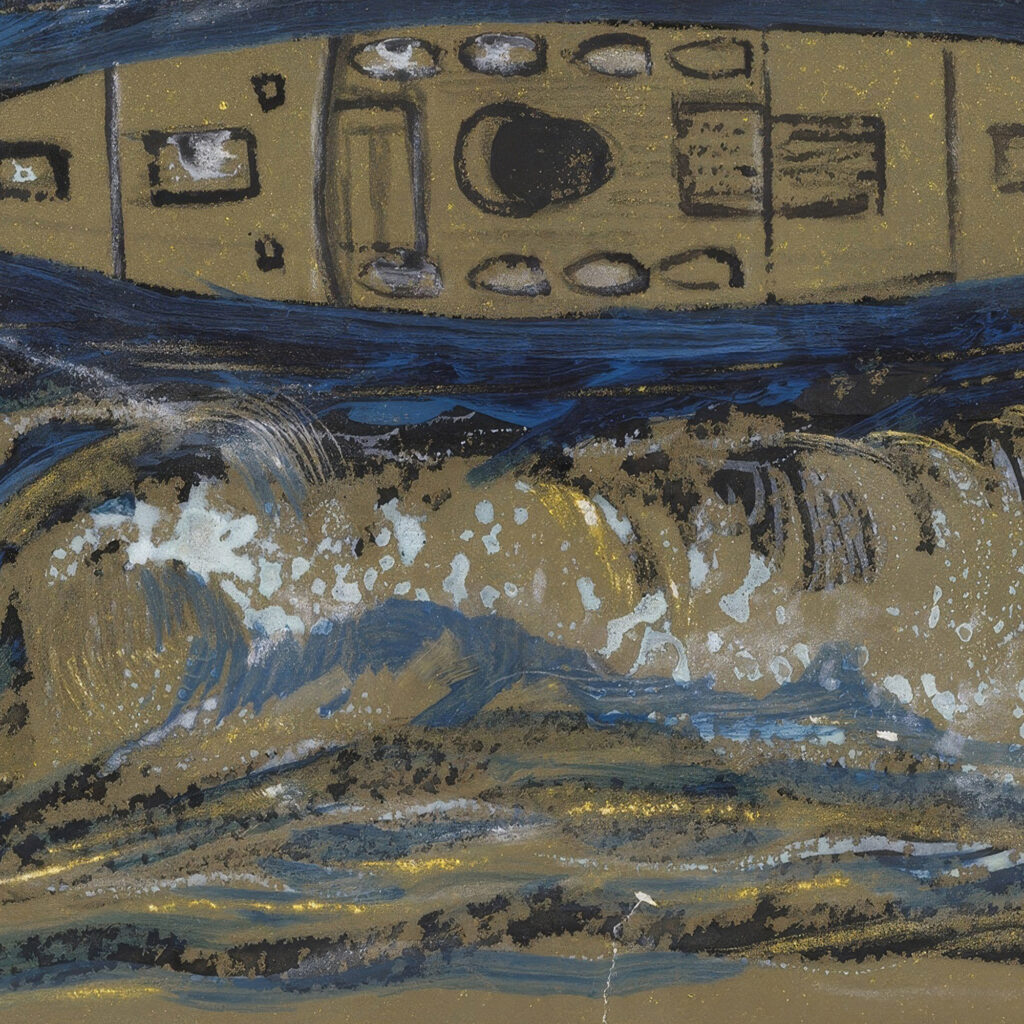 Ontwerp voor vignet van de Koninklijke Paketvaart Maatschappij 1874 Carel Adolph Lion Cachet 1 8 mockup