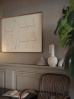 Ontwerpen voor een watermerk van een bankbiljet ornament en vlinder 1891 Leo Gestel video mockup