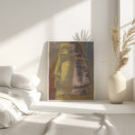 Ontwerpschets voor Paul Fierens ‘lArt Hollandais contemporain twee mannen hoofden en profil afgebeeld van elkaar weg kijkend. 1933 Leo Gestel 4 mockup