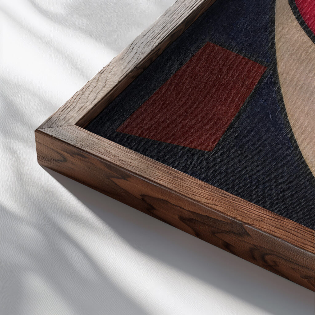 Opera Terza 1952 Atanasio Soldati close up dark wood mockup