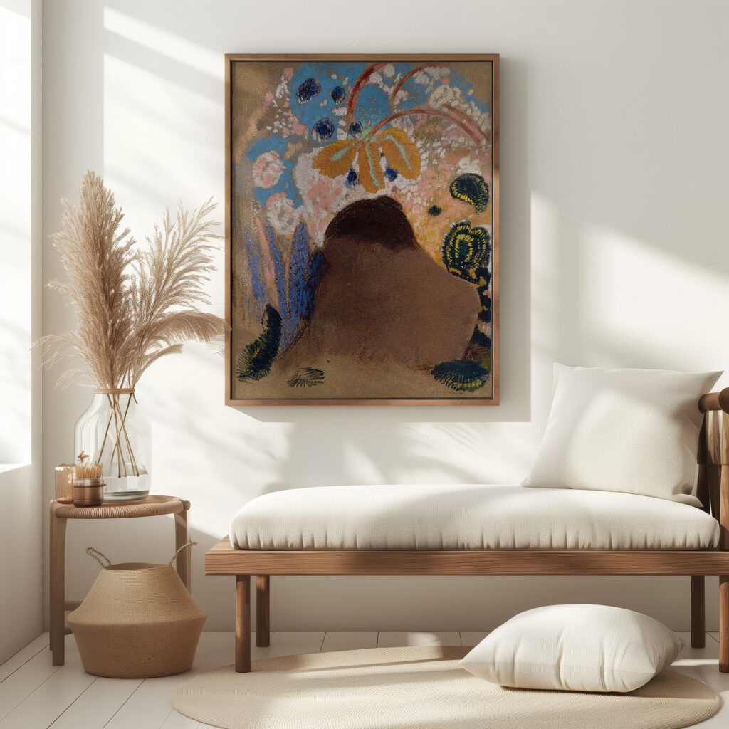 Ophelia 1906 Odilon Redon 5 mockup