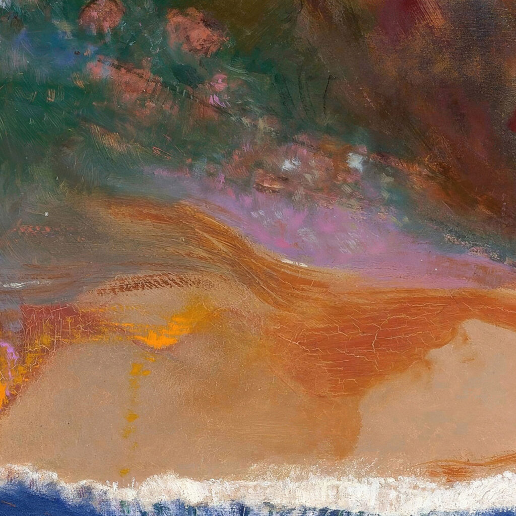 Ophelia with a Blue Wimple in the Water 1900 1905 Odilon Redon 8 mockup