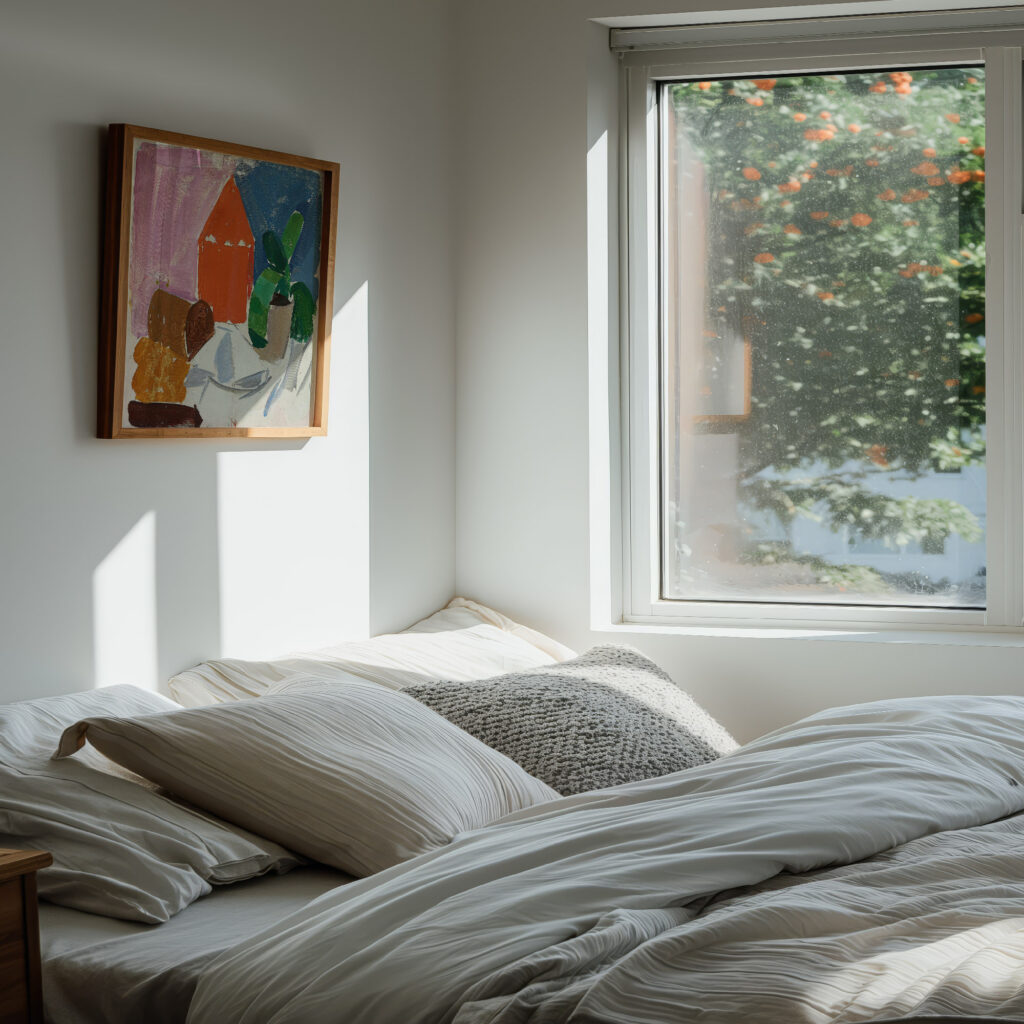 Opstilling med potteplante Edvard Weie 6 mockup