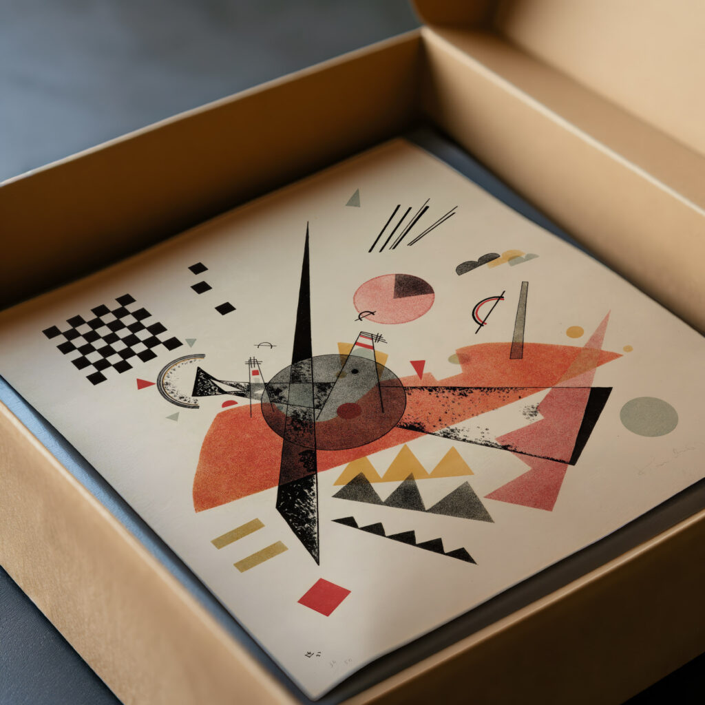 Orange 1923 Wassily Kandinsky video mockup