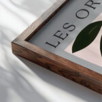 Oranges 3x4 close up dark wood mockup