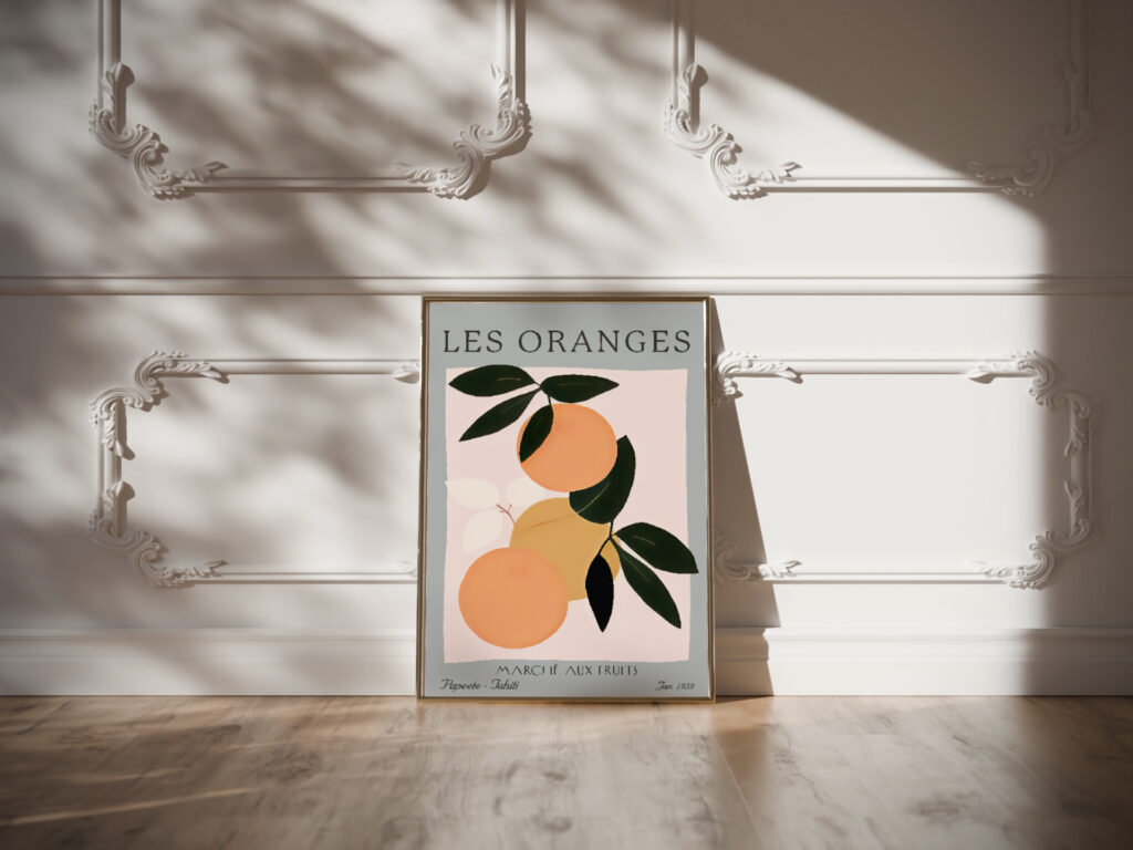 Oranges 3x4 video mockup
