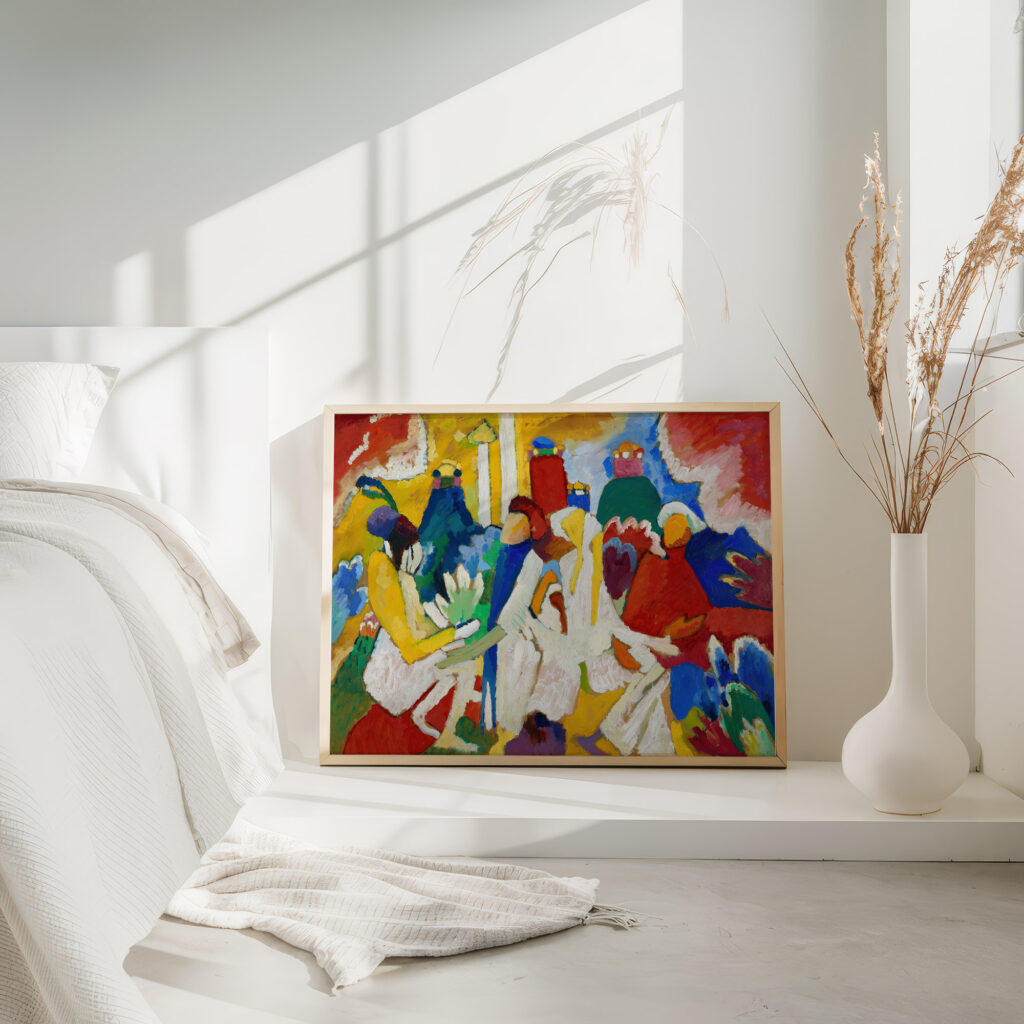 Oriental 1909 Wassily Kandinsky 4 mockup