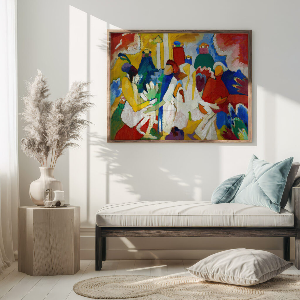 Oriental 1909 Wassily Kandinsky 5 mockup