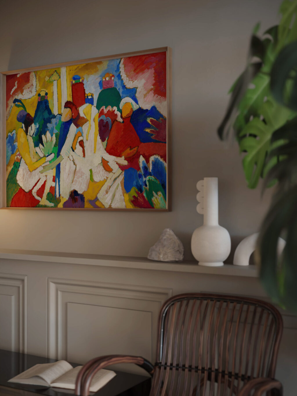 Oriental 1909 Wassily Kandinsky video mockup