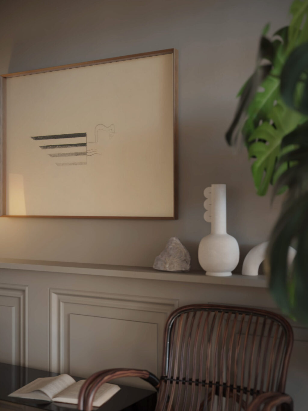 Original drawings 05 early 20th century Viking Eggeling video mockup