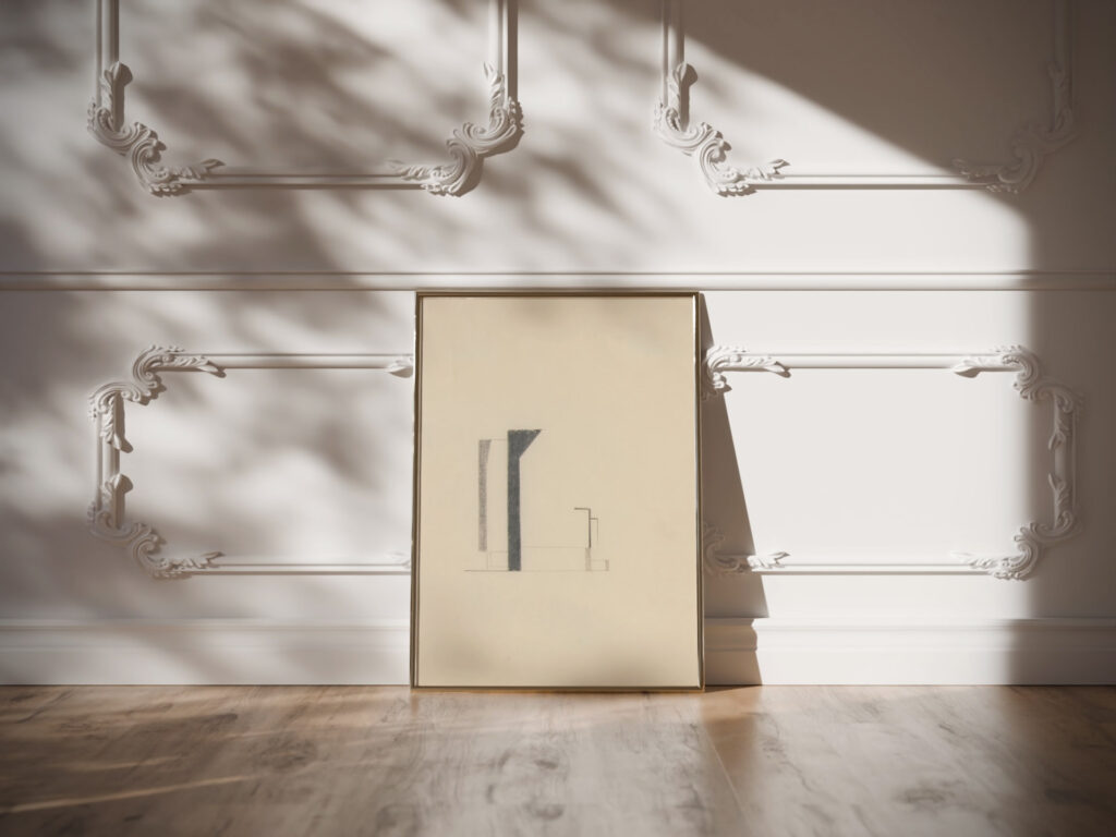 Original drawings 11 early 20th century Viking Eggeling video mockup