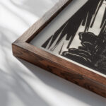 Orkaan 1921 Johannes Frederik Engelbert ten Klooster close up dark wood mockup
