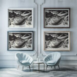 Orkaan 1921 Johannes Frederik Engelbert ten Klooster framed posters mockup