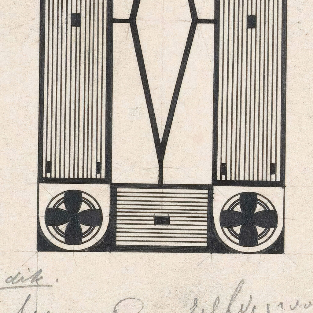 Ornament met bloem 1878 Samuel Jessurun de Mesquita 8 mockup