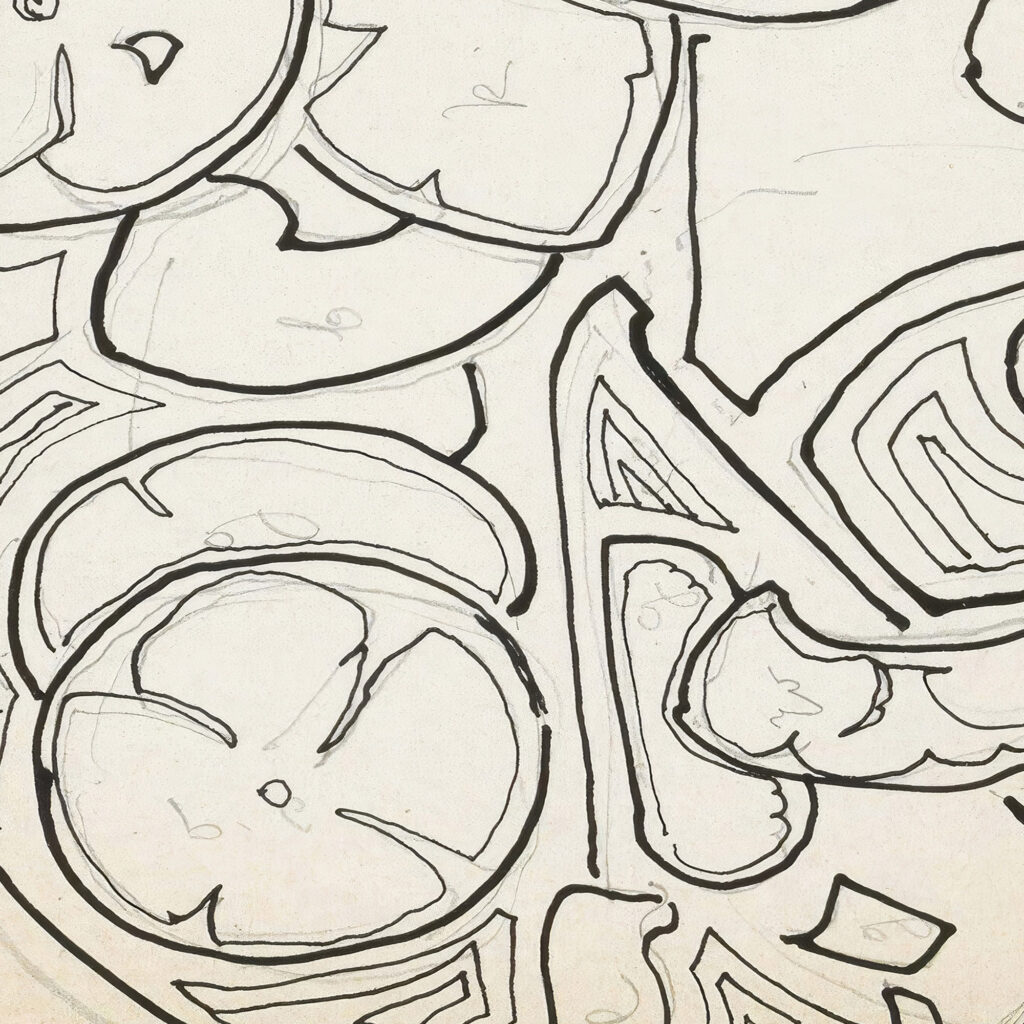 Ornament met bloemen en bladeren 1919 08 Reijer Stolk 8 mockup