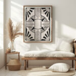 Ornament met cirkel en kruis 1905 Samuel Jessurun de Mesquita 5 mockup