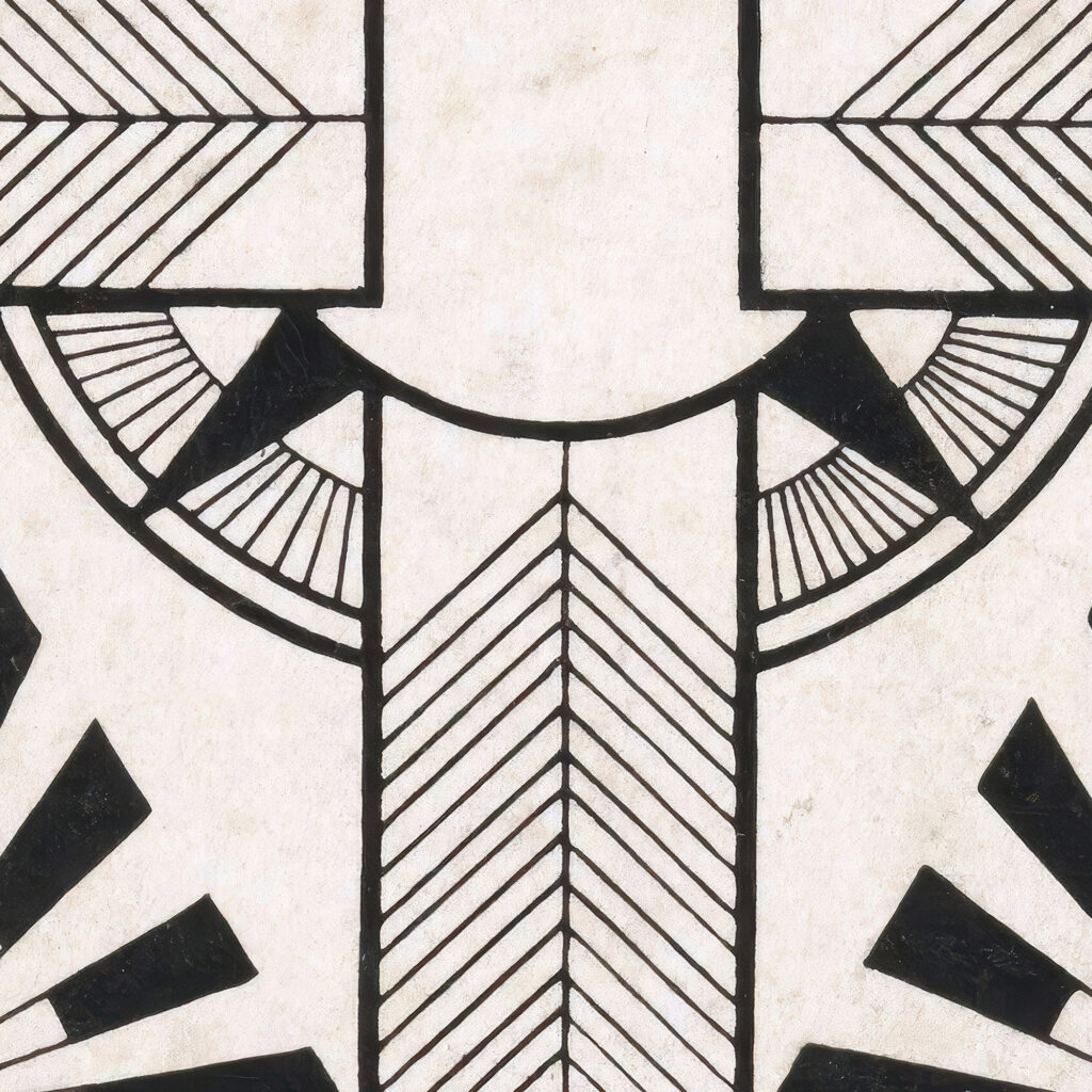 Ornament met cirkel en kruis 1905 Samuel Jessurun de Mesquita 8 mockup