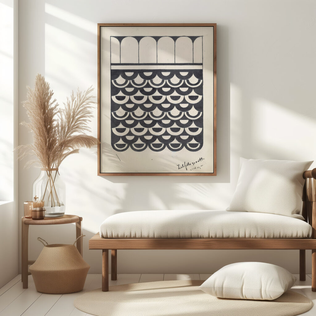 Ornament van schubben 1878 Samuel Jessurun de Mesquita 5 mockup