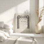 Ornamentale boekdrukstempel voor een boekband 1878 Samuel Jessurun de Mesquita 4 mockup