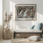 Ornamenteel ontwerp 1895 Carel Adolph Lion Cachet 5 mockup