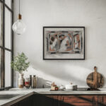 Ornamenteel ontwerp 1895 Carel Adolph Lion Cachet 6 mockup