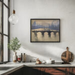 Out of my London window dome and spires and chimneys mist and smoke 1890 Joseph Pennell 6 mockup