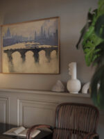 Out of my London window dome and spires and chimneys mist and smoke 1890 Joseph Pennell video mockup