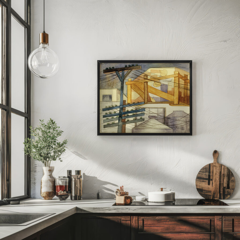 Outdoor Scaffolding 1928 Fermin Revueltas 6 mockup