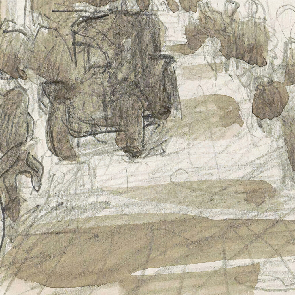 Overdekte galerij met figuren en een paardenkar 1906 Reijer Stolk 8 mockup