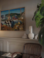 Ox Team Wharf at Matinicus 1916 George Wesley Bellows video mockup