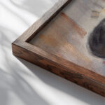 Paar 1921 Dorothea Maetzel Johannsen close up dark wood mockup