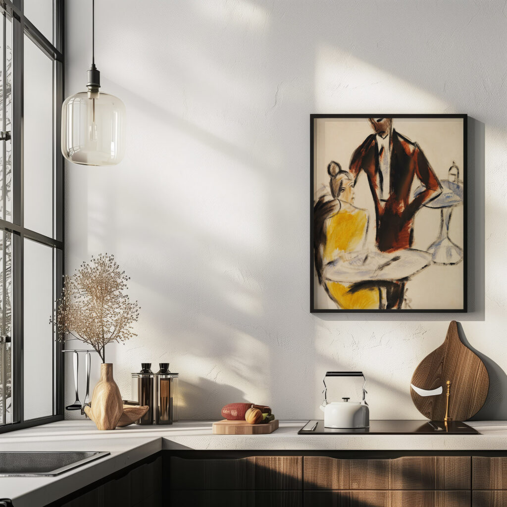 Paar Szene im Cafe 1912 Christian Rohlfs 6 mockup