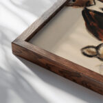 Paar Szene im Cafe 1912 Christian Rohlfs close up dark wood mockup