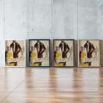 Paar Szene im Cafe 1912 Christian Rohlfs framed posters mockup