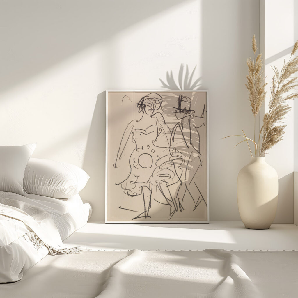 Paar beim Tanz 1911 Ernst Ludwig Kirchner 4 mockup