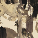 Paar im Mondlicht vor dem Haus ca 1928 Ernst Ludwig Kirchner 8 mockup