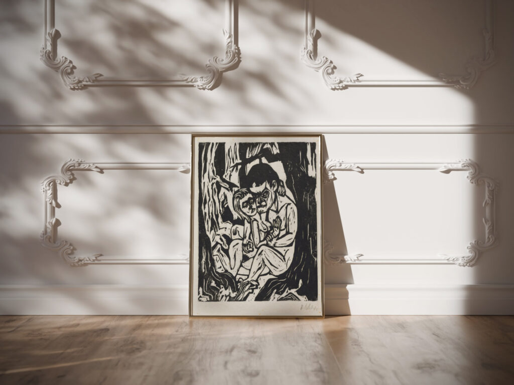 Paar im Wald 1925 Hermann Scherer video mockup