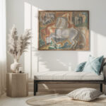 Paarden in landschap 1928 Leo Gestel 5 mockup