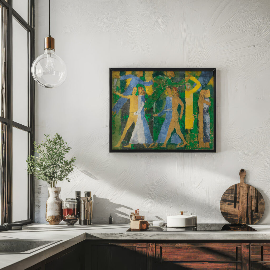Paare im Walde II August Babberger 6 mockup