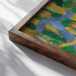 Paare im Walde II August Babberger close up dark wood mockup