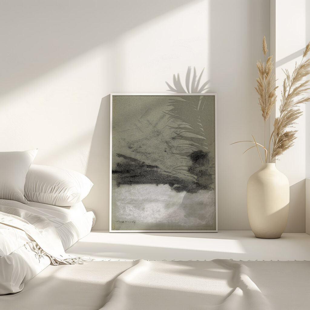 Pad door een landschap c. 1884 c. 1887 Willem Witsen 4 mockup